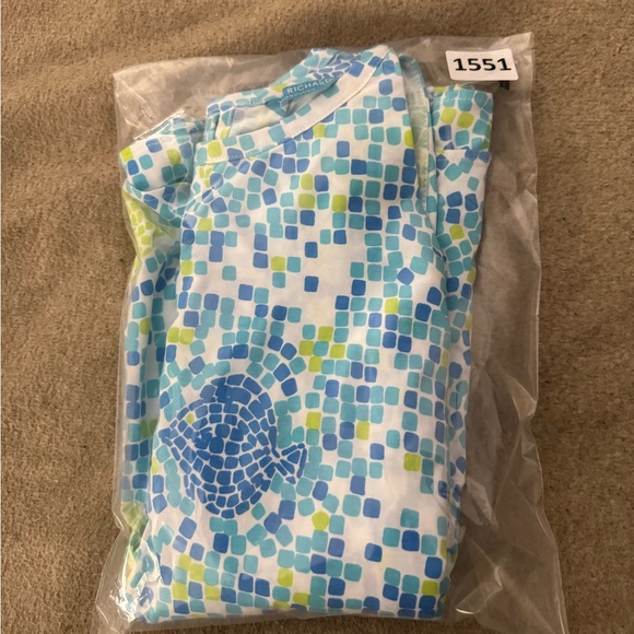 Tori Richard Tile We Meet Again Nova Shirt Size Medium Sleeveless - Picture 9 of 9